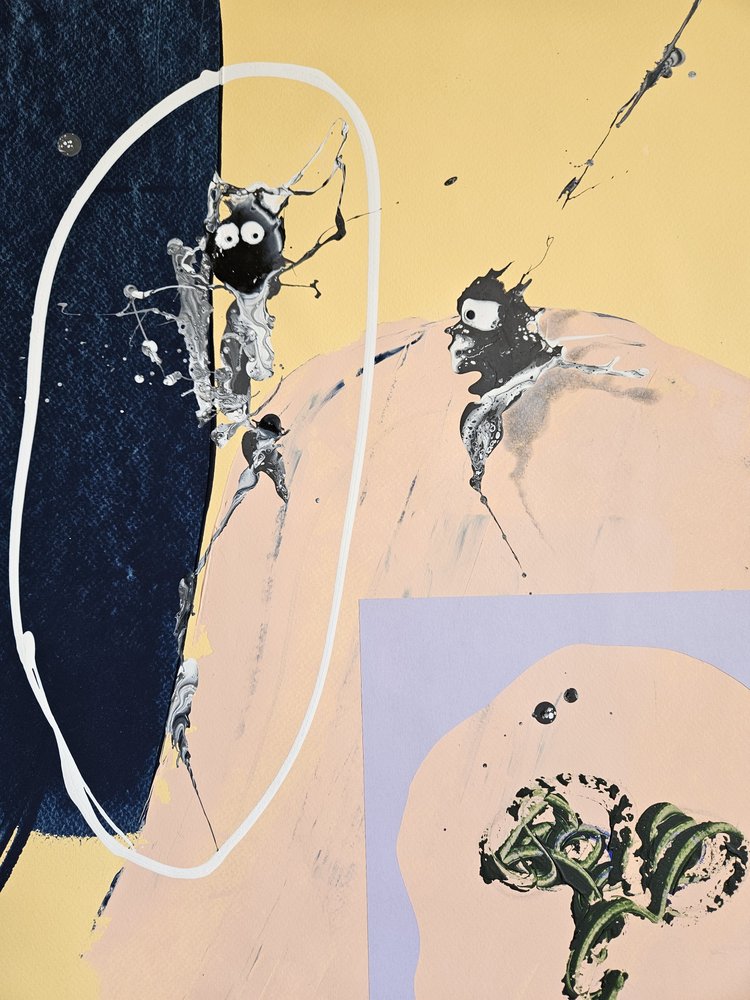 Surrealistische abstracte figuren door Stefano Mazzolini