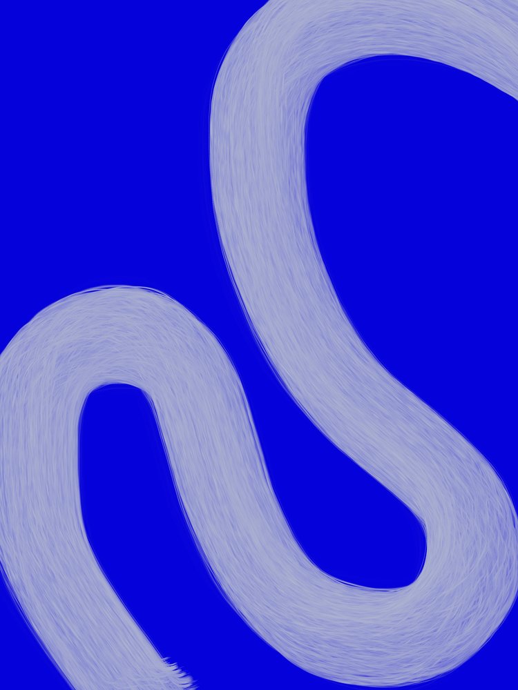 Abstract Blue Flow door Studio Palette