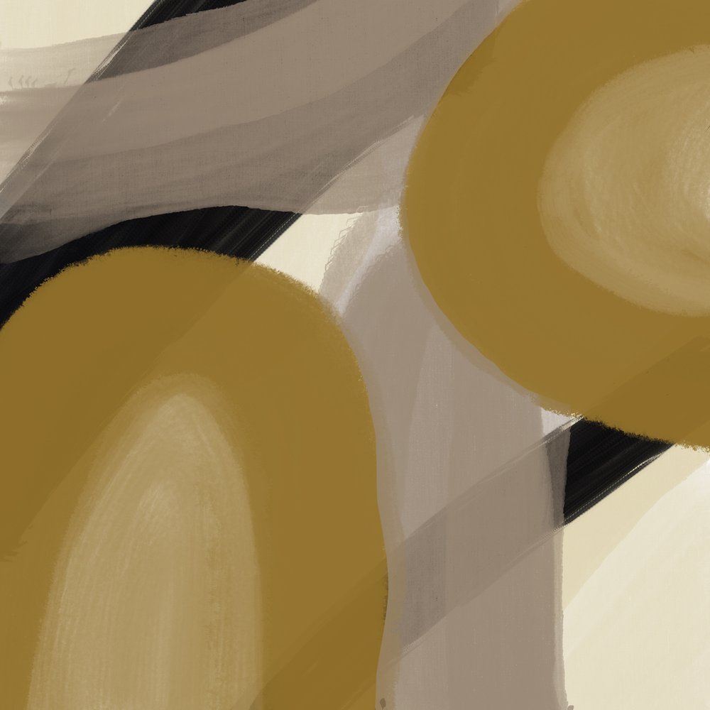 Abstracte gouden vormen door Studio Palette
