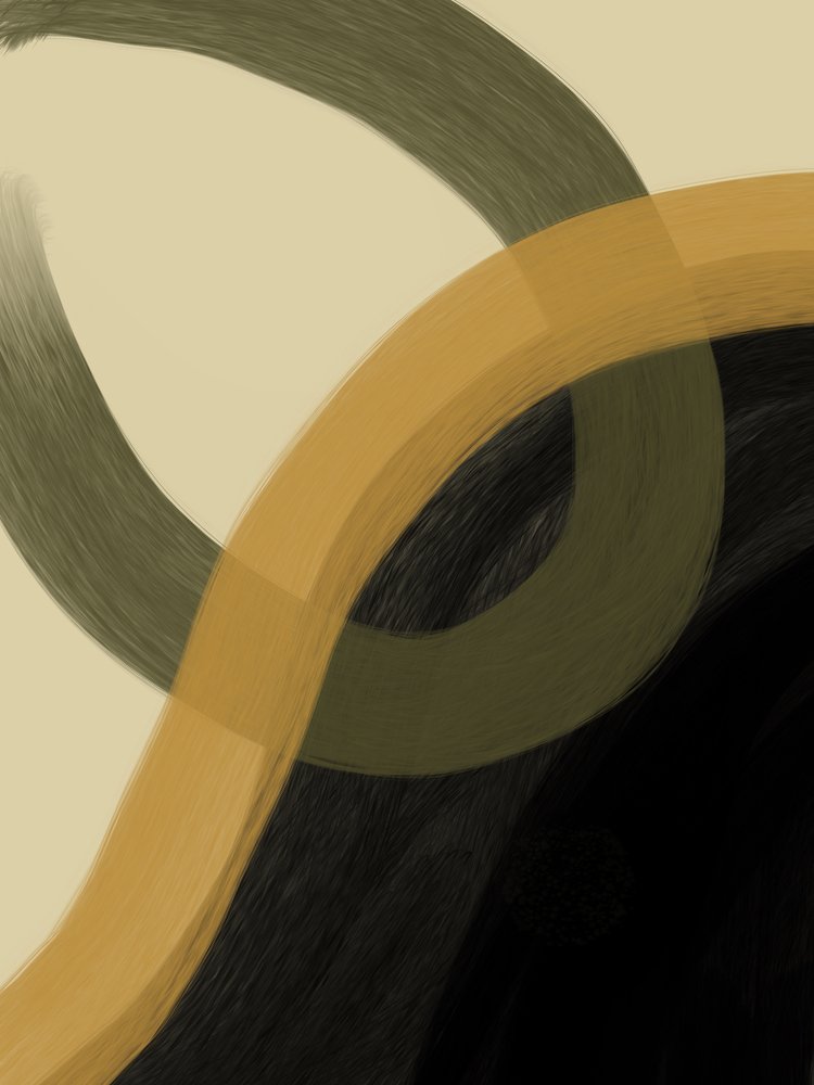 Golden Olive-beweging door Studio Palette