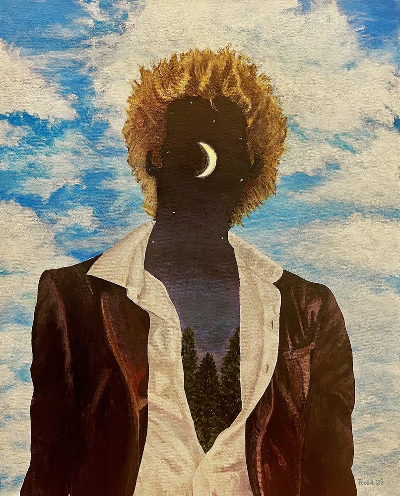Moon Head-boskist door Tom Blood