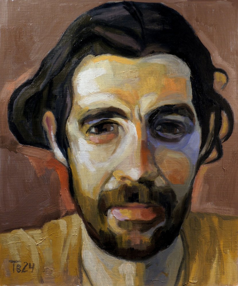 Expressief mannelijk portret door Tore Bahnson