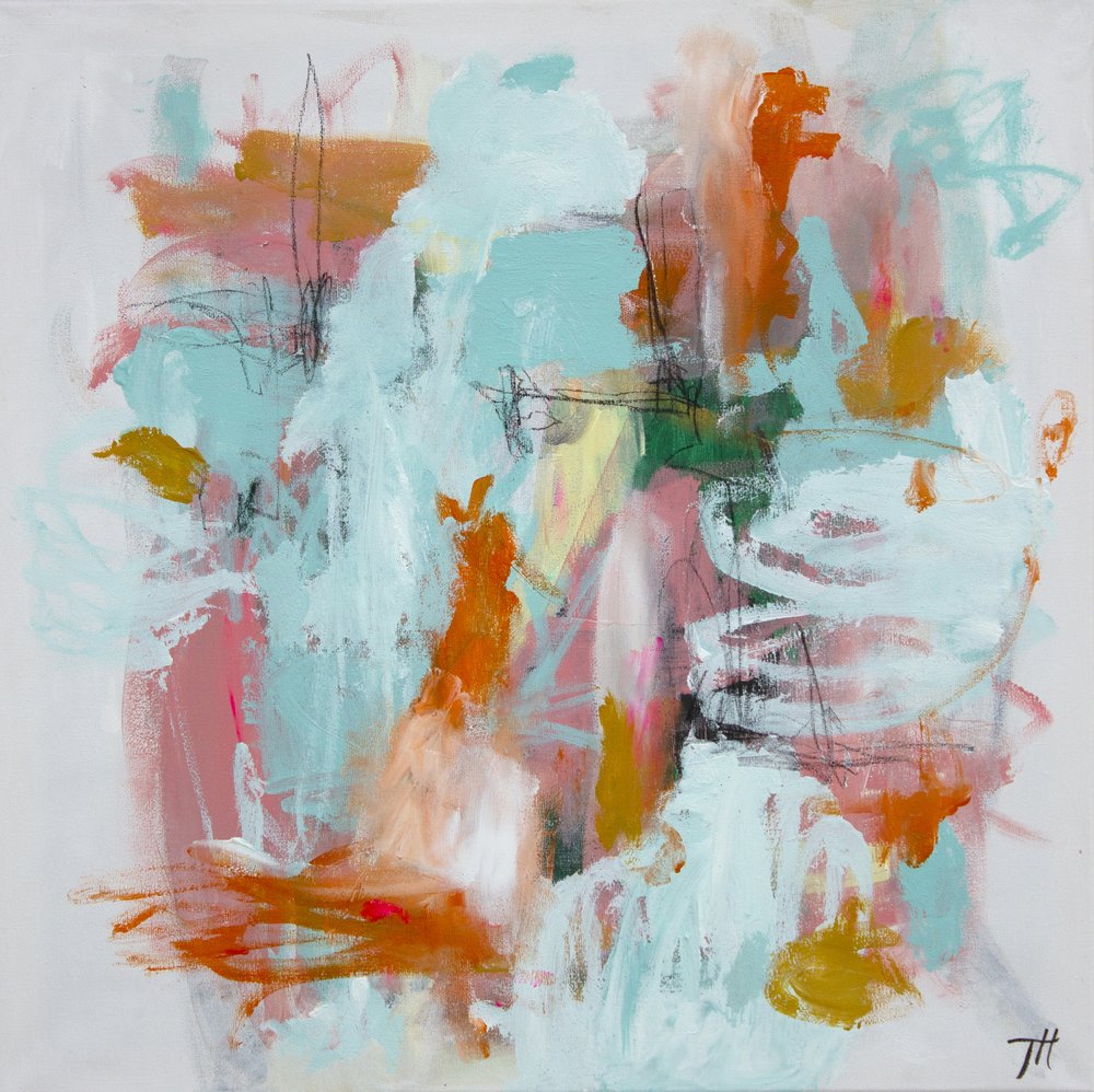 Levendige abstracte stroming door Tove Höglund