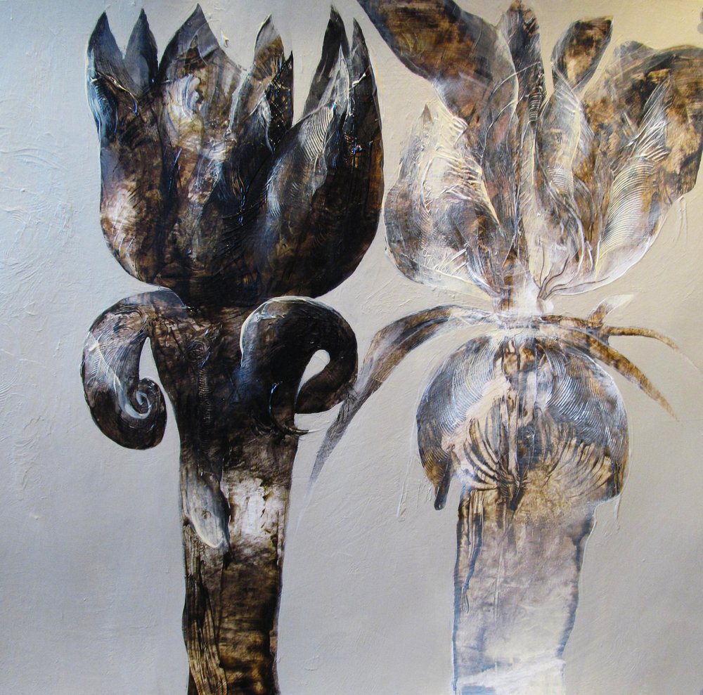 Moderne biologische bloemen door Victor Tkachenko