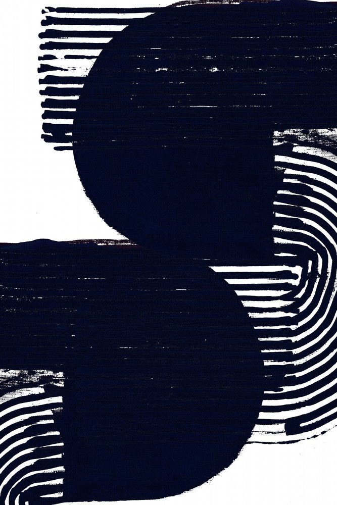 Abstracte zwarte vormen door cartissi
