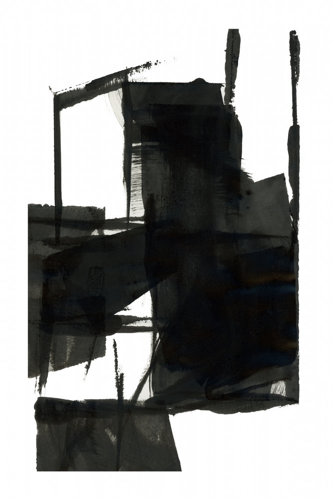 Abstracte zwarte structuren door cartissi
