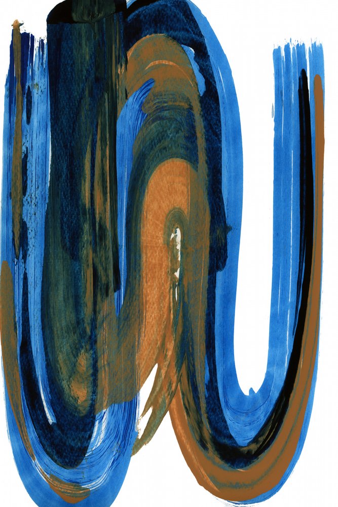 Abstract: Blauw en Oranje door cartissi