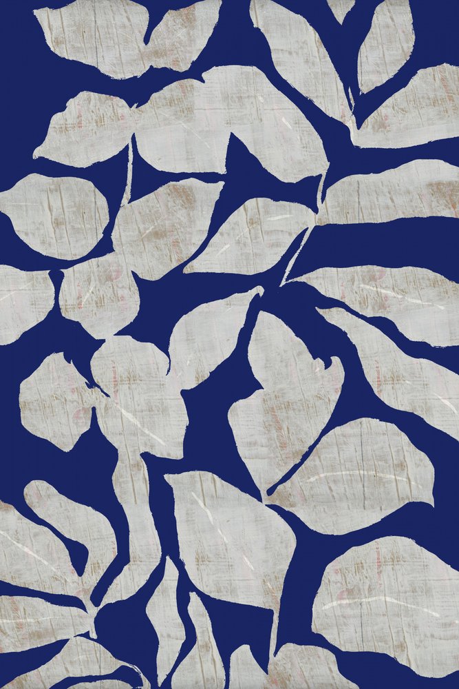Abstract Botanisch Blauw door cartissi