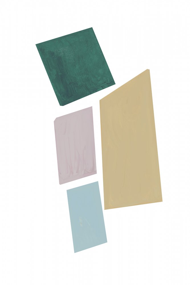 Abstracte kleurblokken door cartissi