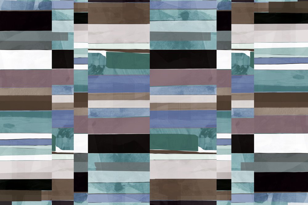 Abstracte kleurblokken door cartissi