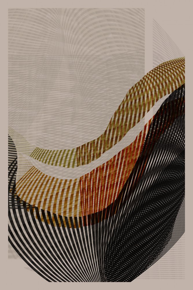 Abstracte vloeiende lijnen door cartissi