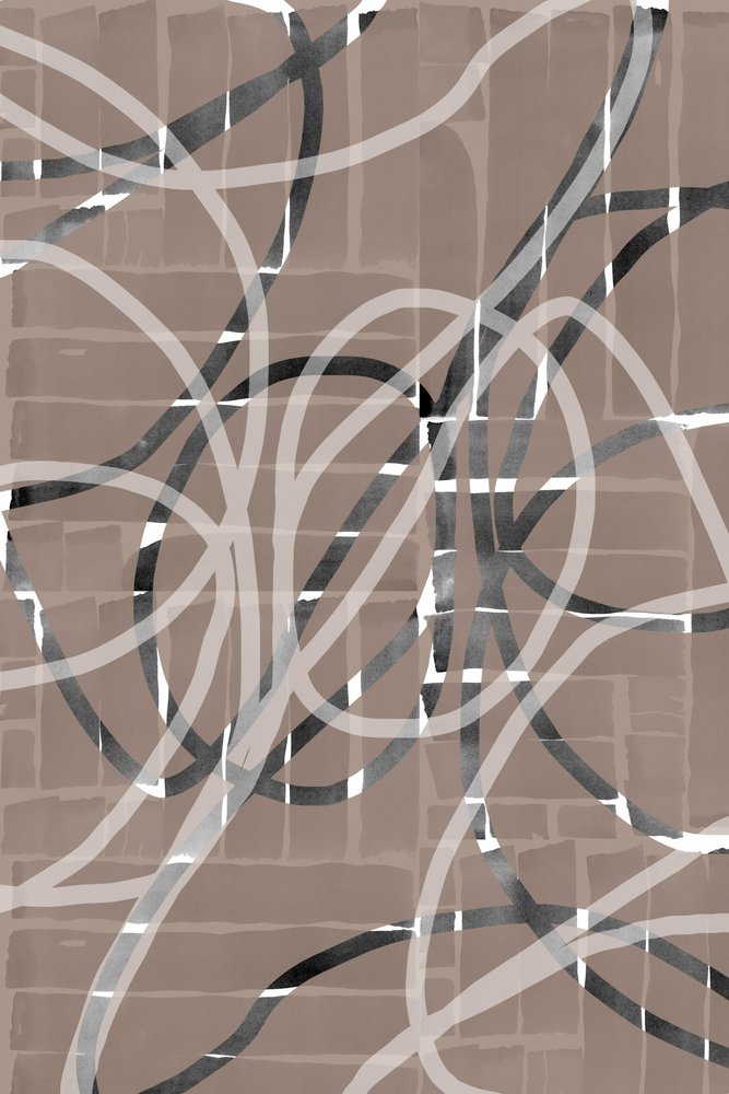 Abstracte vloeiende lijnen door cartissi