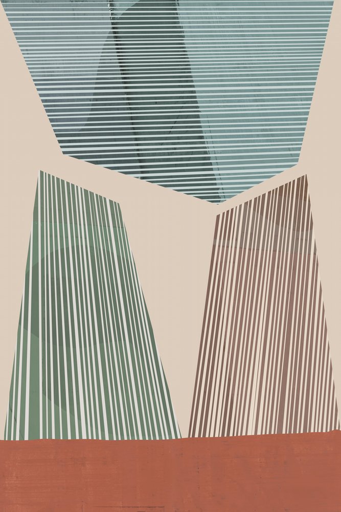 Abstracte geometrische vormen door cartissi