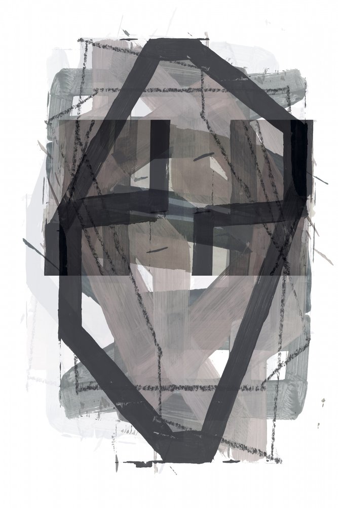 Abstracte geometrische lagen door cartissi