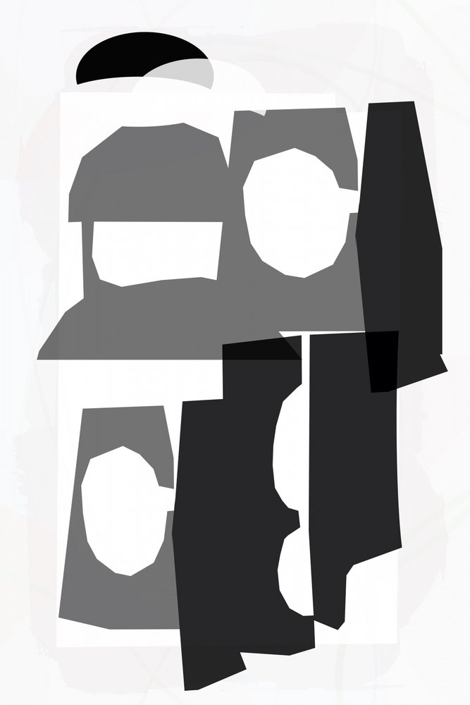 Abstracte geometrische vormen door cartissi