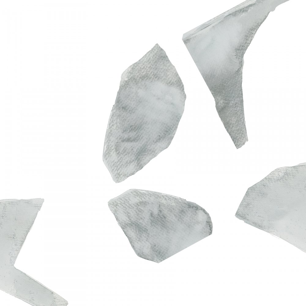 Abstracte grijze fragmenten door cartissi