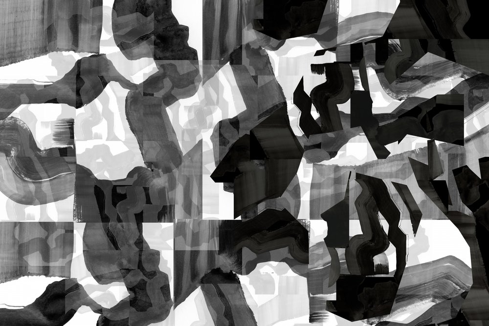 Abstracte menselijke figuren door cartissi