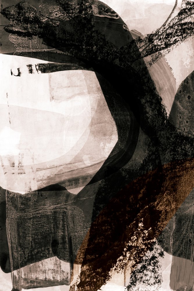 Abstracte sepia-streken door cartissi