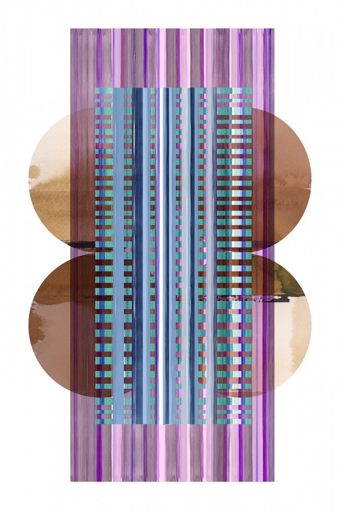 Abstracte gestreepte cirkels door cartissi