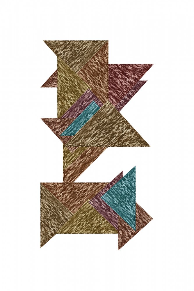 Puzzel met abstracte textuur door cartissi