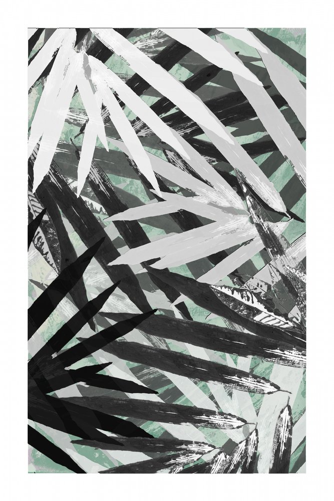 Abstract tropisch gebladerte door cartissi