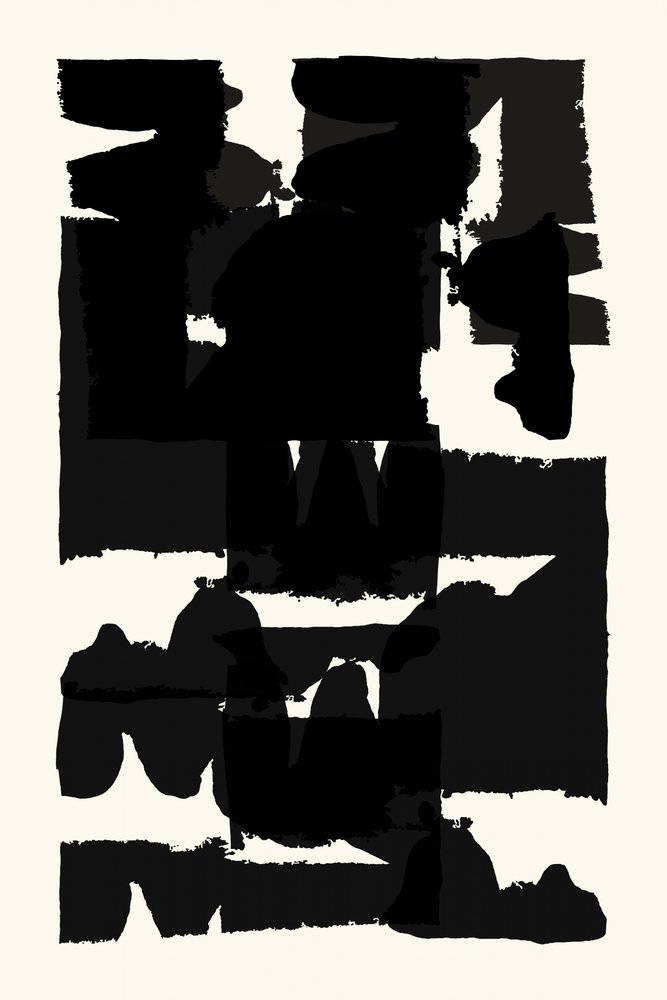 Opvallende abstracte vormen door cartissi