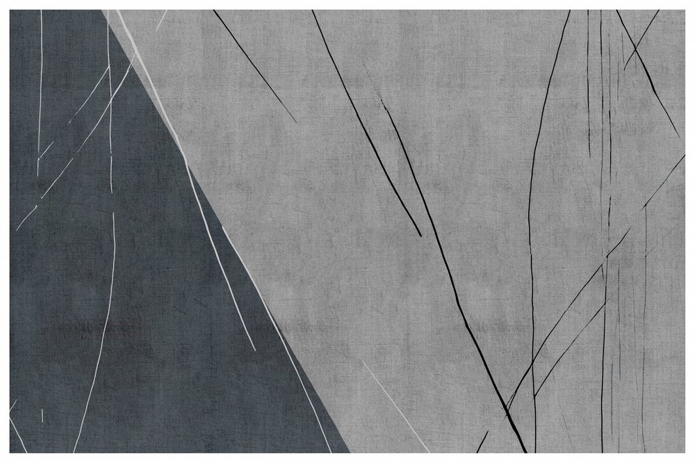 Koele grijze abstracte lijnen door cartissi