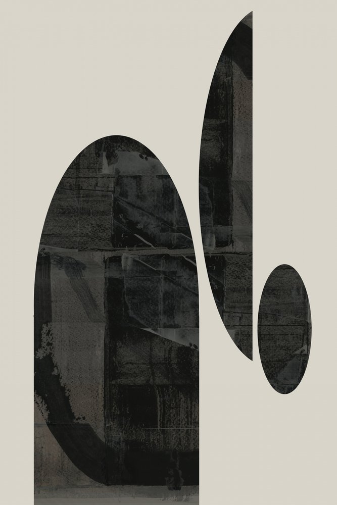 Donkere abstracte vormen door cartissi