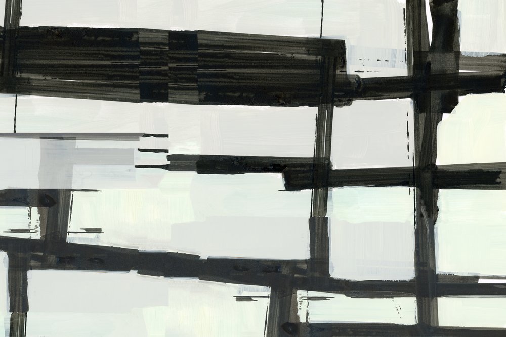 Donker abstract raster door cartissi