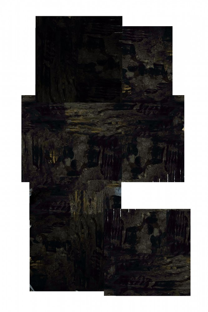 Donkergouden abstractie door cartissi