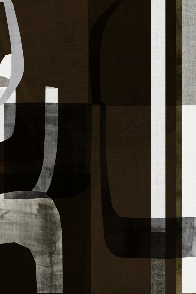 Donkere minimalistische abstractie door cartissi