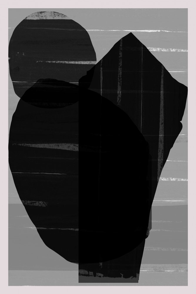 Donkere minimalistische vormen door cartissi