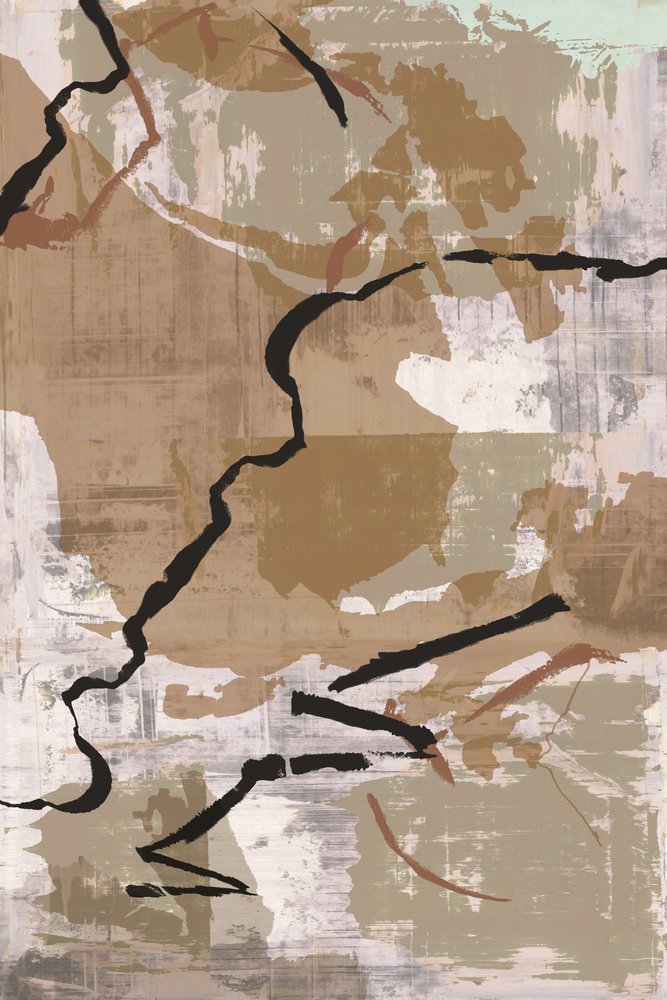 Aardse abstracte lijnen door cartissi