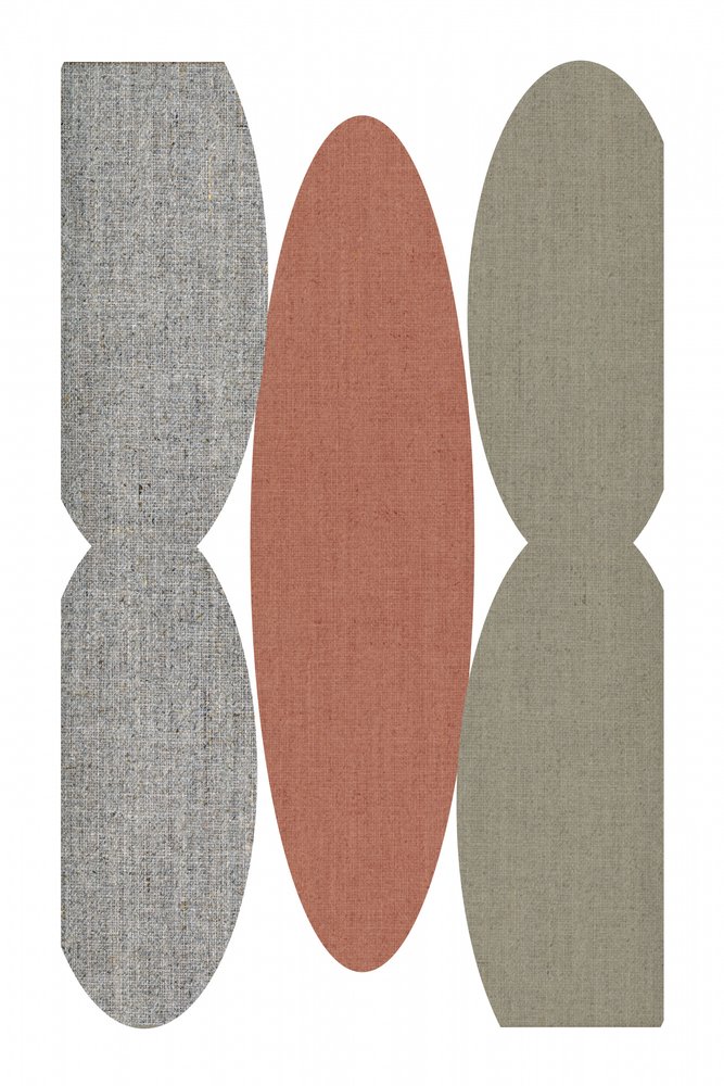 Aardse abstracte vormen door cartissi