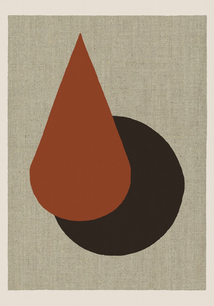 Aardse abstracte vormen door cartissi