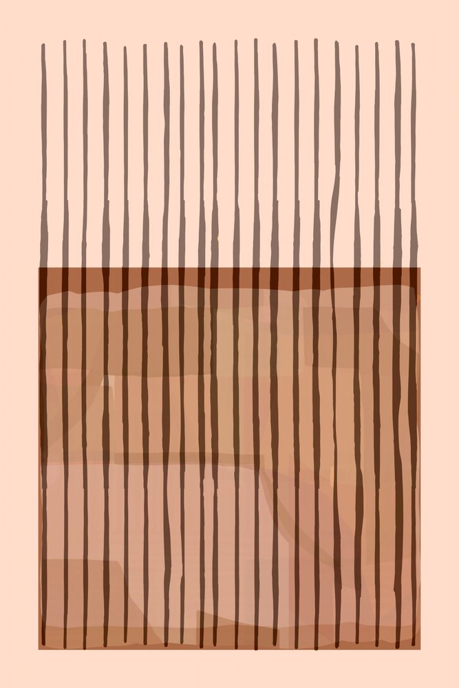 Aardse abstracte verticale lijnen door cartissi