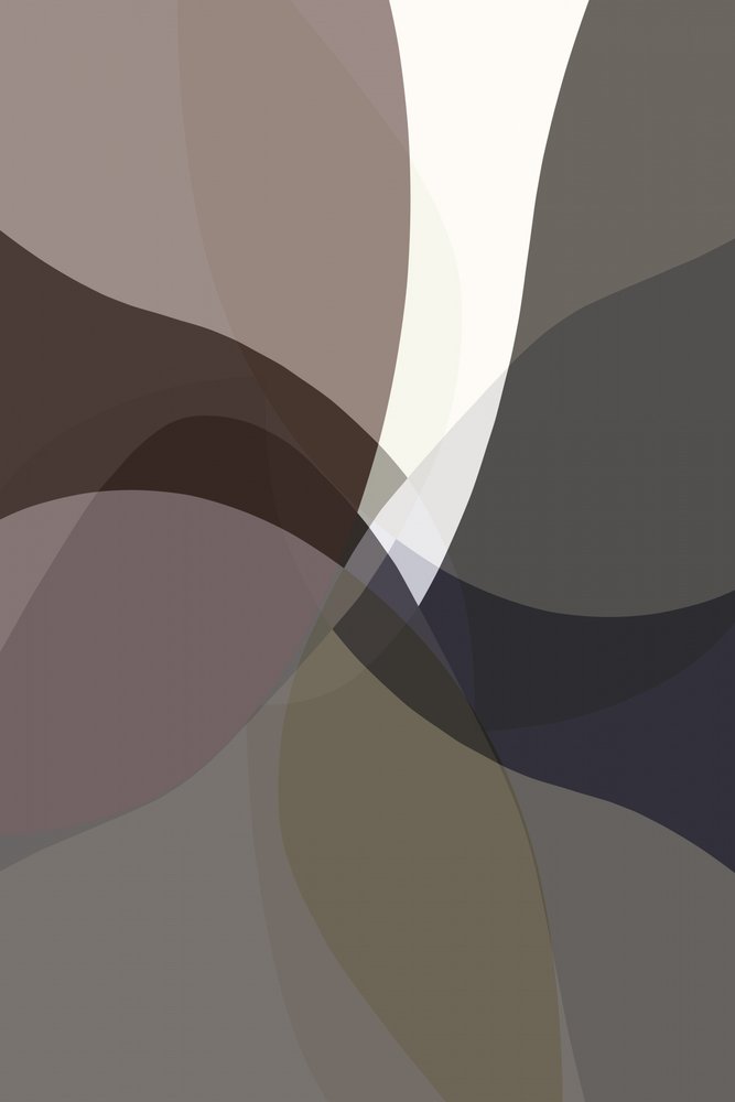 Vloeiende abstracte rondingen door cartissi