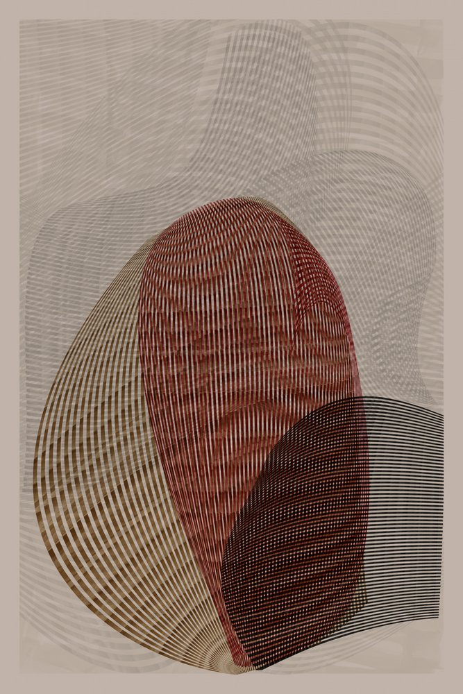 Vloeiende abstracte vormen door cartissi