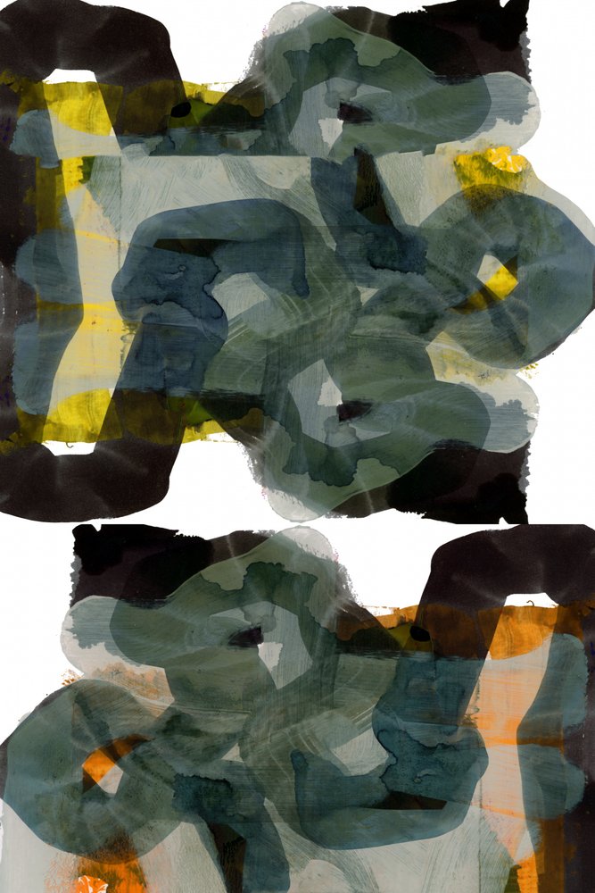 Vloeiende abstracte vormen door cartissi