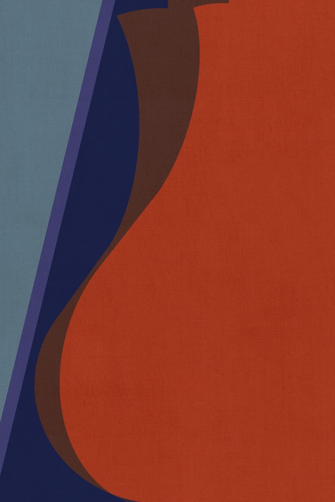 Vloeiende lijnen – Abstract door cartissi