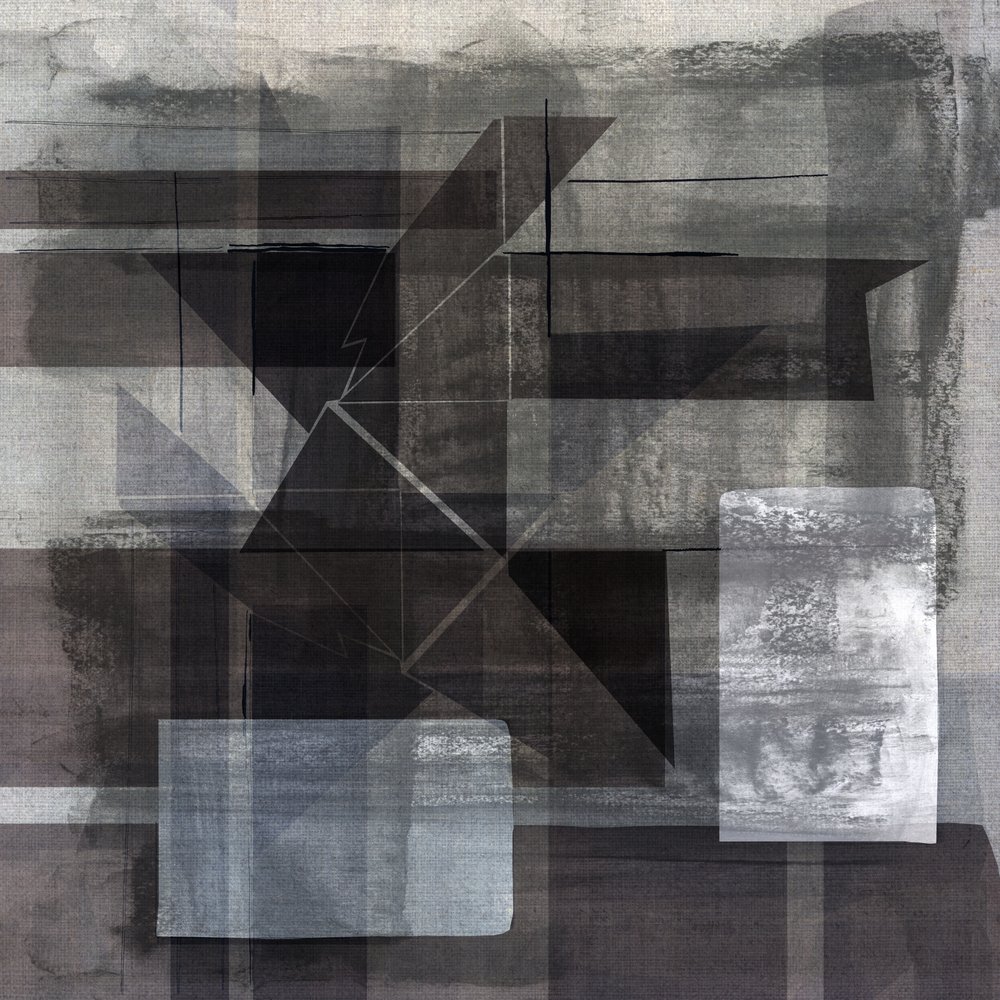 Geometrische lagen – Abstract door cartissi