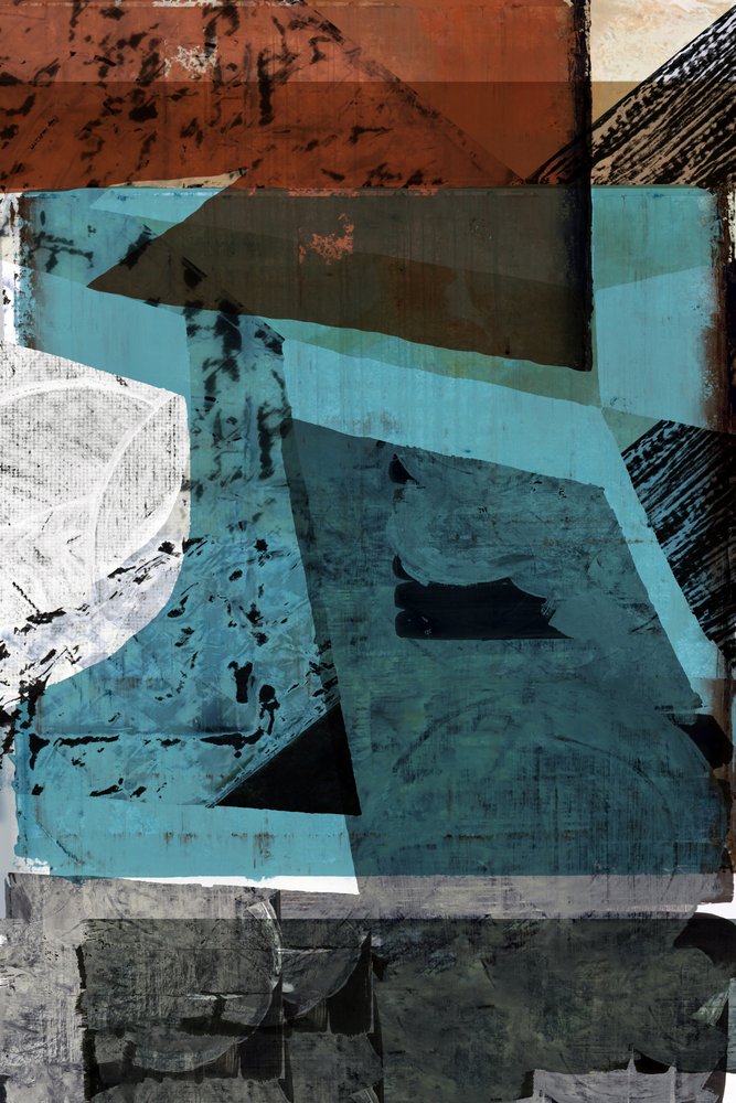 Gelaagde abstracte vormen door cartissi
