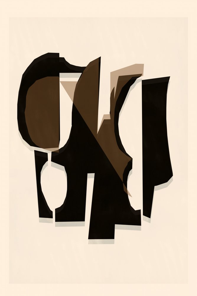 Gelaagde abstracte vormen door cartissi