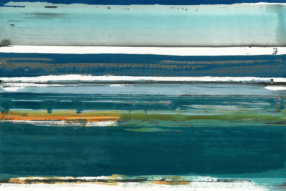 Gelaagde abstracte zeegezicht door cartissi