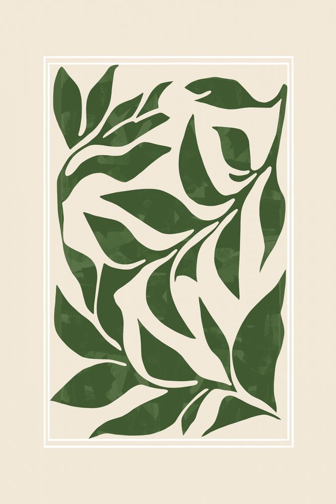 Moderne botanische bladeren door cartissi