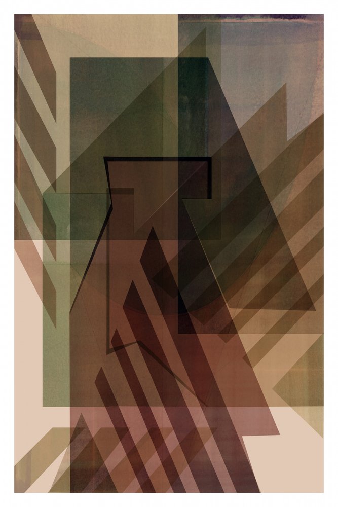 Moderne geometrische lagen door cartissi