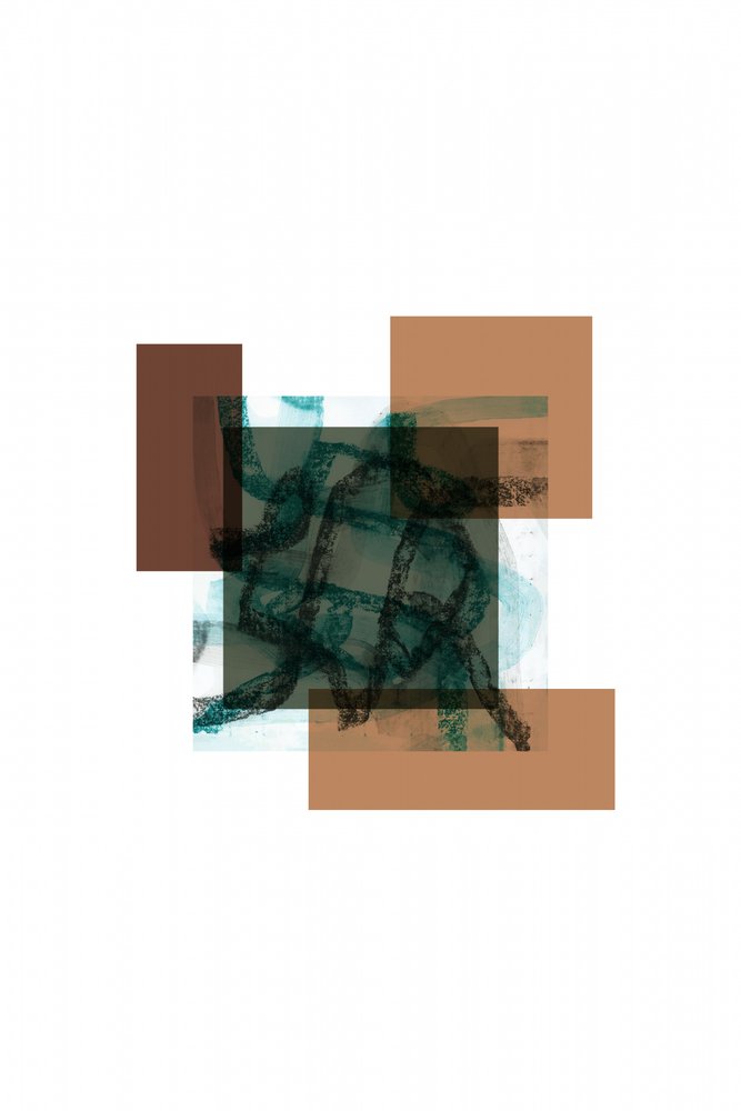 Moderne geometrische lagen door cartissi