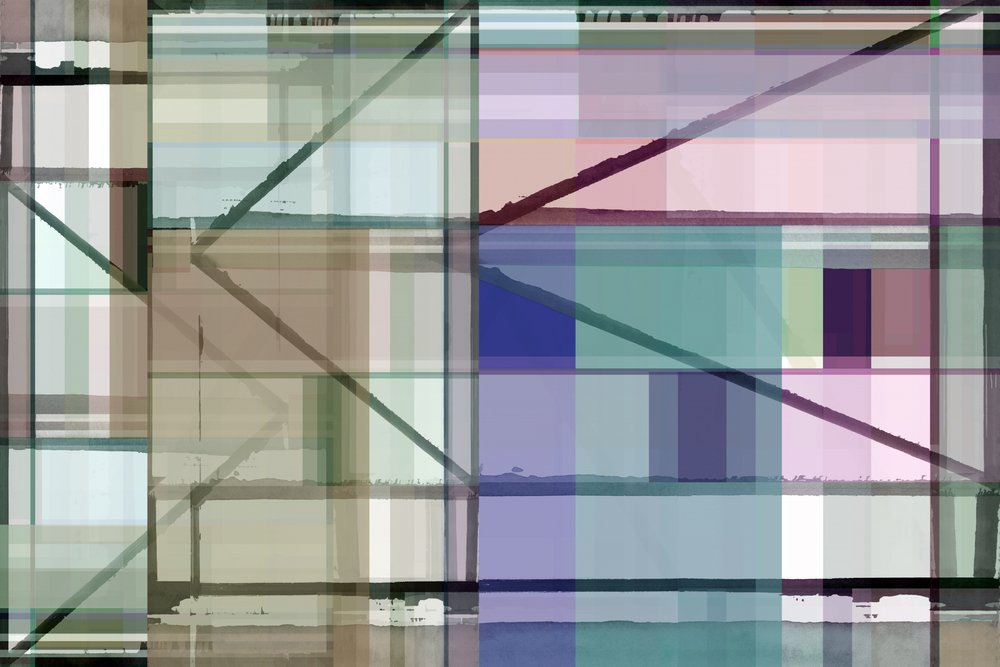 Moderne geometrische lagen door cartissi