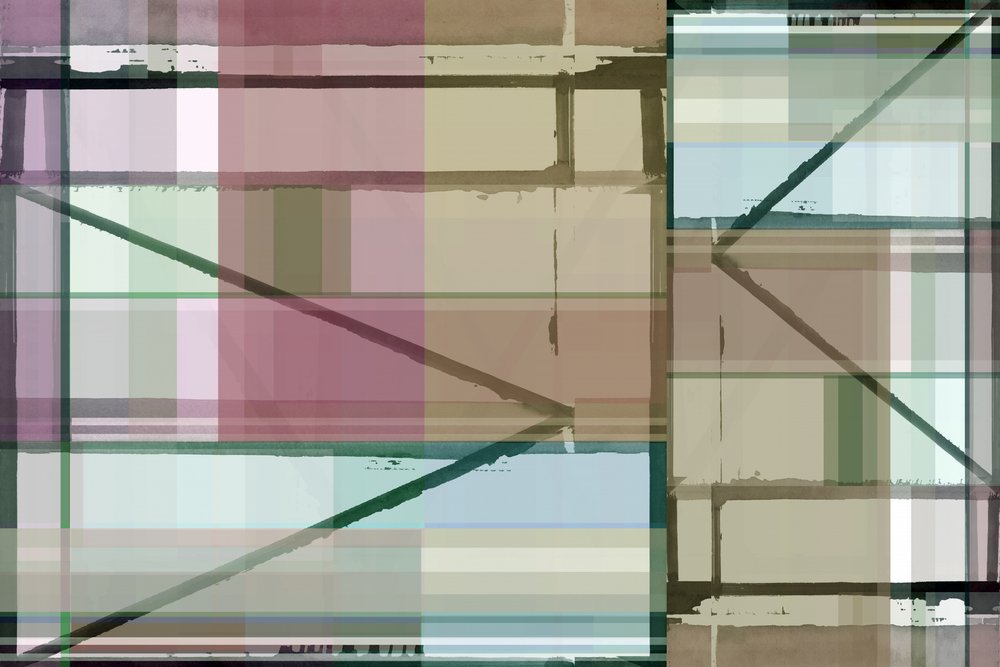 Moderne geometrische lagen door cartissi