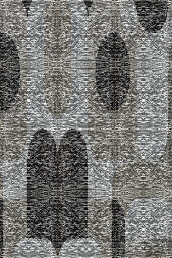 Monochrome abstracte vormen door cartissi